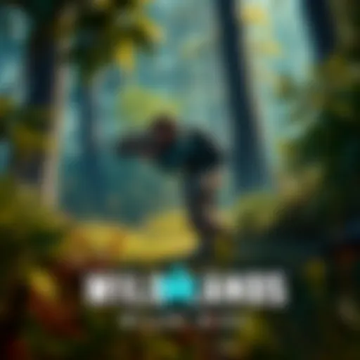 Player character engaging in action in a lush, green forest environment in Wildlands