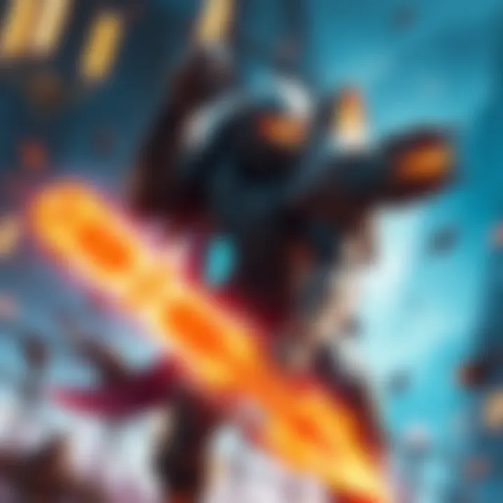 Actium War Rig and Necrochasm Build A Guardian wearing the Actium War Rig with the Necrochasm weapon, showcasing subclass abilities in an action scene.