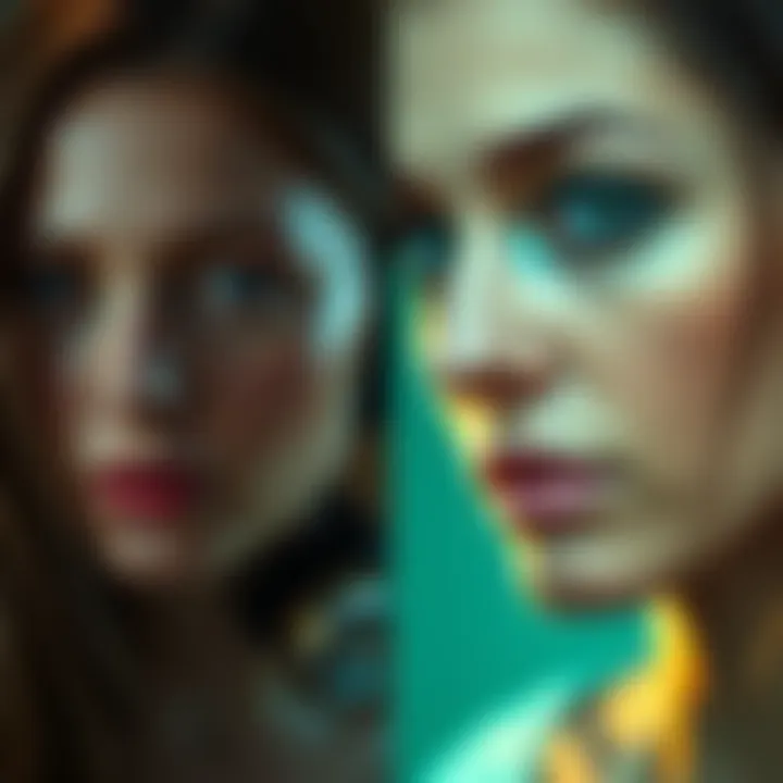 Visual comparison of Ada and actress Kristin Kreuk highlighting their facial similarities