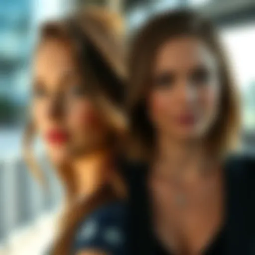 Side by side comparison of Ada and actress Kristin Kreuk showing their similar facial features