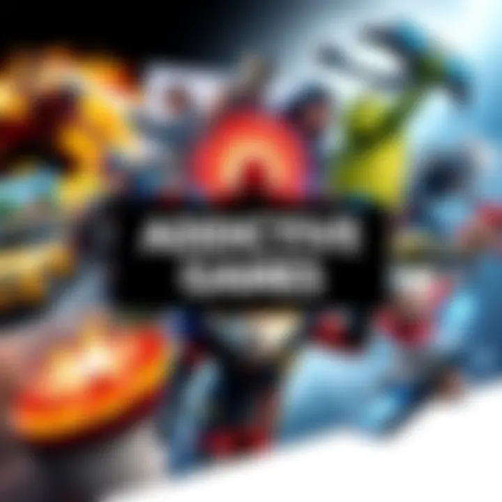 A collage of popular video games on PC and Steam Deck, showcasing vibrant characters and engaging gameplay scenes, inviting players to explore for hours.