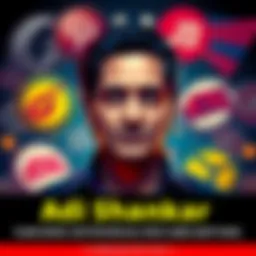 Adi Shankar surrounded by logos of video games like Metal Gear Solid and Street Fighter, symbolizing new adaptation plans
