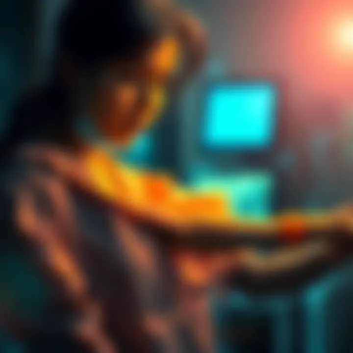Adira examining her arm, showing signs of health changes and personal choices, with a concerned expression.