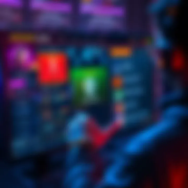 A player adjusting their account level settings on a game interface, showing various levels and options to manage progress.