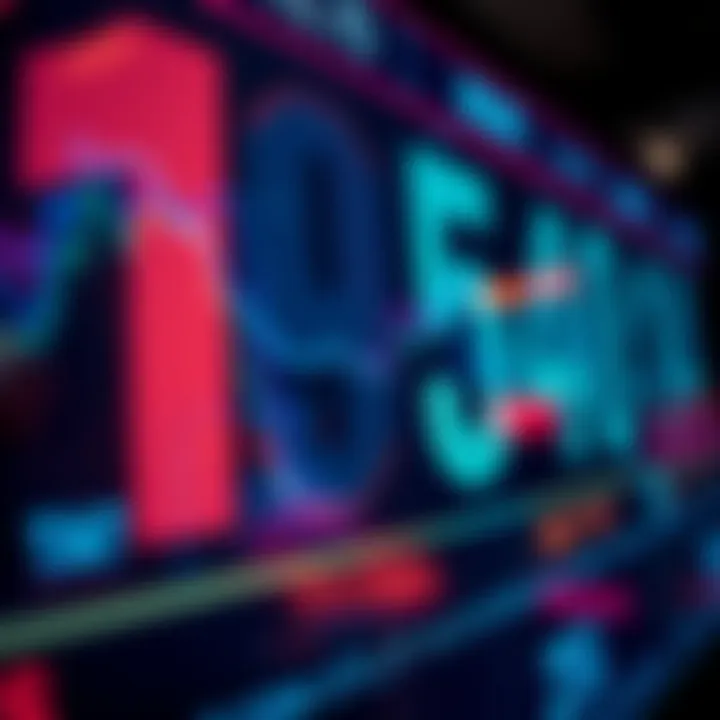 Adjusted Stats Text for Better Visibility A close-up of a screen showing large numbers with adjusted text angle for improved visibility