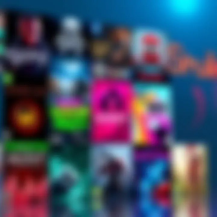 A selection of game covers from adult-themed titles like Agony, House Party, and HuniePop in a collage layout