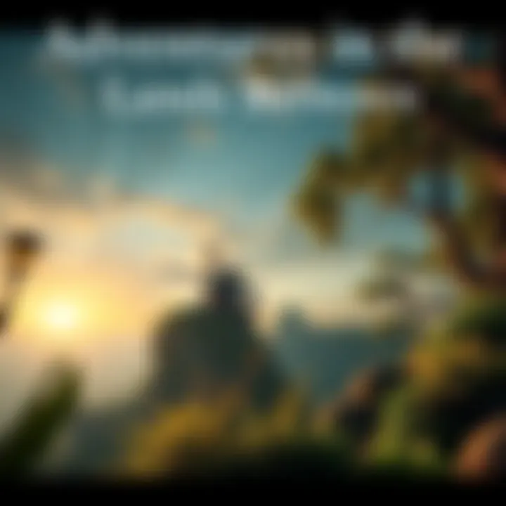 A scenic view of the Lands Between, featuring lush greenery and hidden treasures waiting to be found.