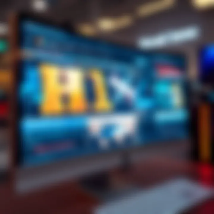 A close-up of a computer screen showing a digital advertisement, highlighting elements that suggest it may be AI-generated.