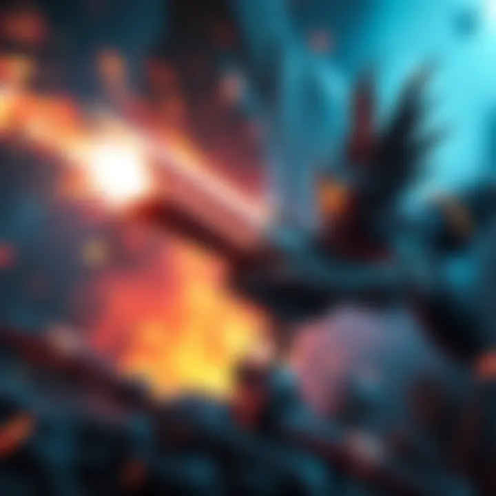 Aegis Gale weapon firing in Warframe, showcasing its unique power in an intense gameplay scene