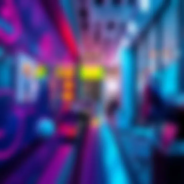 Aesthetic Features of Resynced A close-up view of the unique aesthetic elements of Resynced, showcasing vibrant colors and modern design.