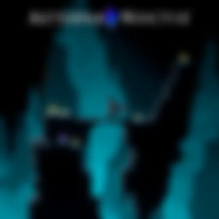 A character from Aeterna Noctis navigating a platforming challenge in a dark environment with stylized graphics.