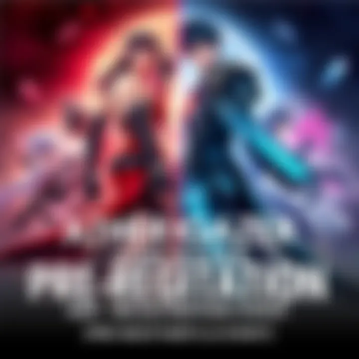 Promotional graphic showcasing Aether Gazer and God Eater characters with a pre-registration theme