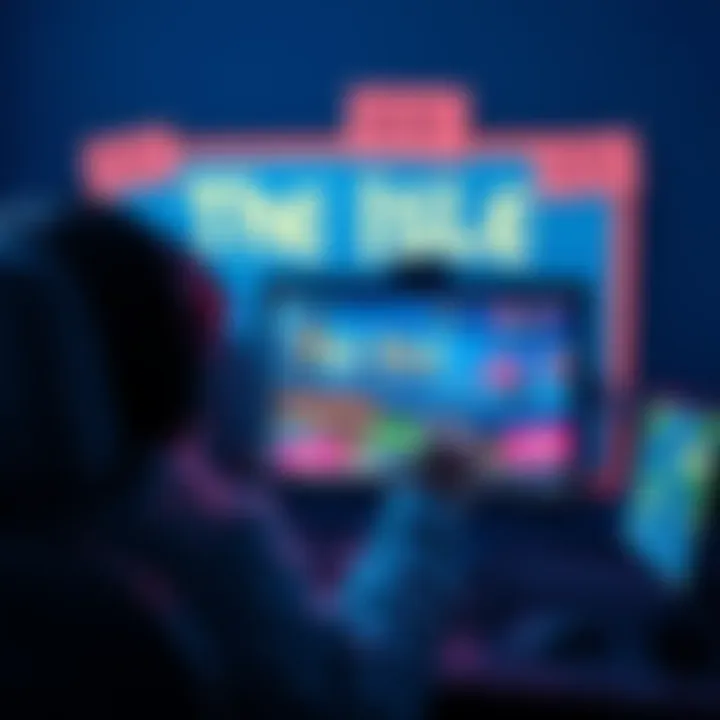 A person looking for a spare game key for The Isle on a computer, showing various online game shops with out-of-stock signs.