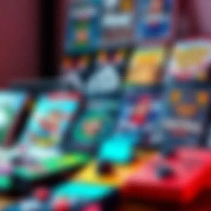 A collection of video games priced at one dollar or less, showcasing vibrant covers and appealing graphics.