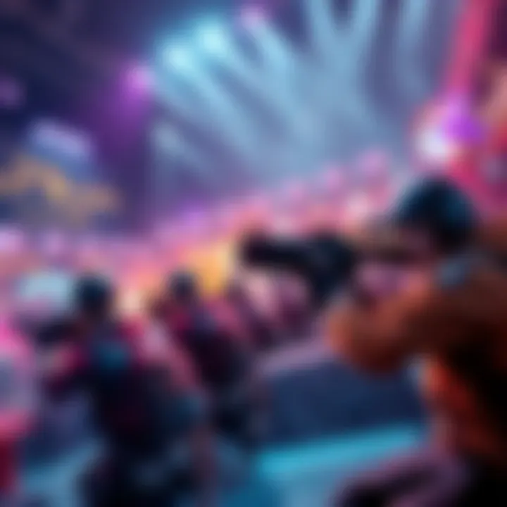A scene showcasing an exciting shooter game with vibrant graphics and players engaged in action, emphasizing affordable gaming quality.