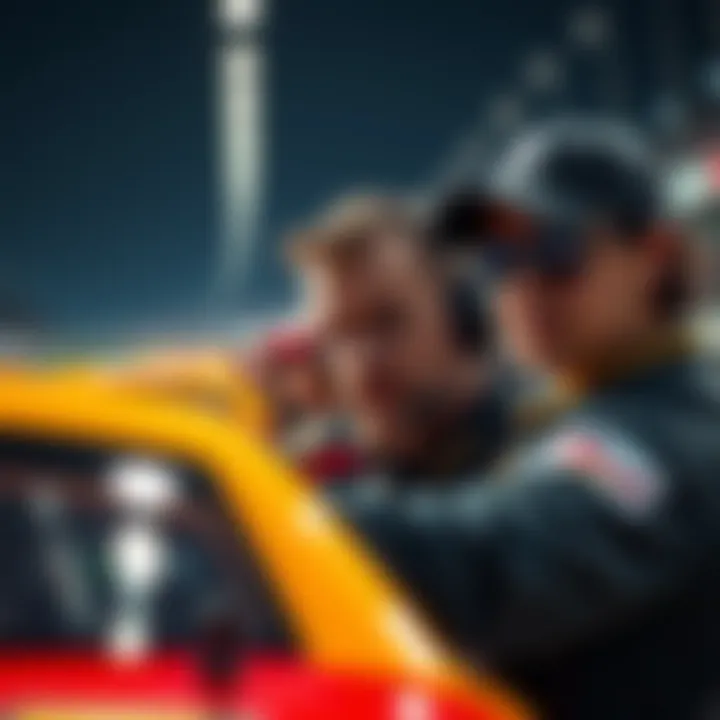 Agent looking frustrated as StableRonaldo and YourRage block his path during a NASCAR event