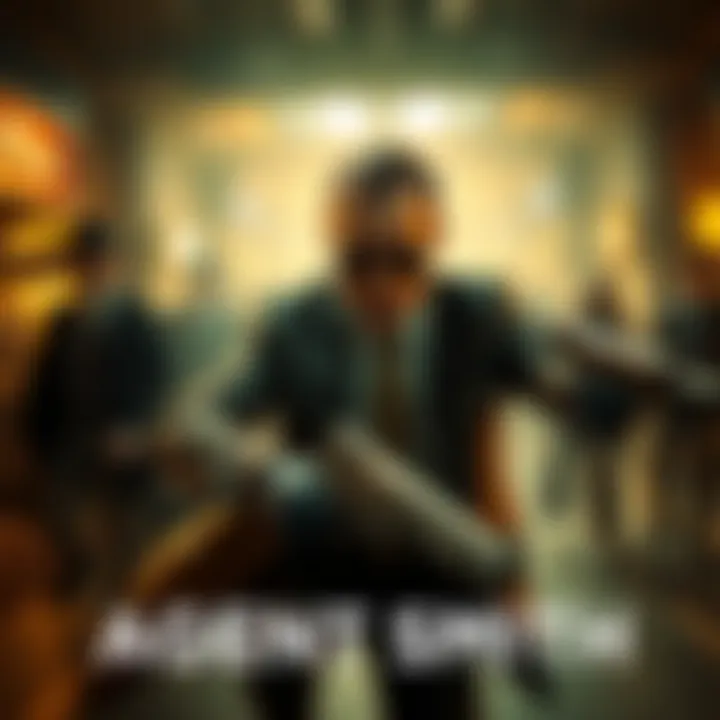 Agent Smith showcasing his distinctive look and gameplay style in a dynamic scene.