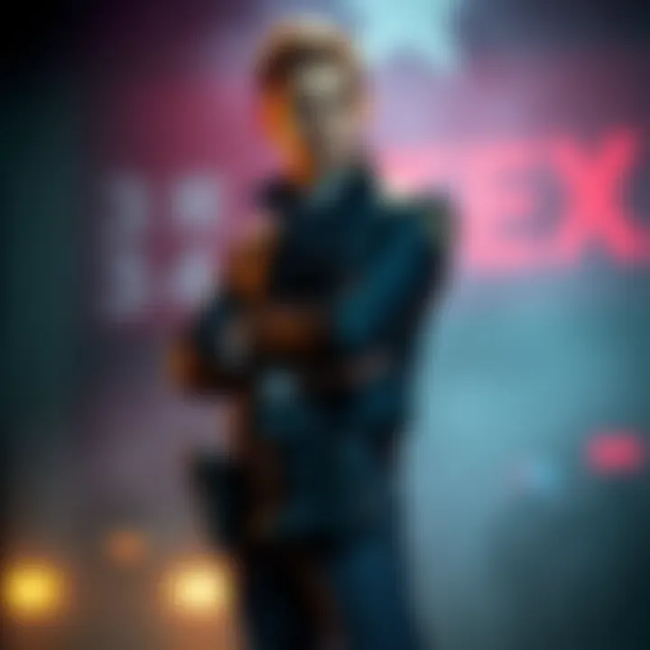 A character named Agent Texas is depicted standing confidently with a bold expression, reflecting themes of sexuality and personal identity