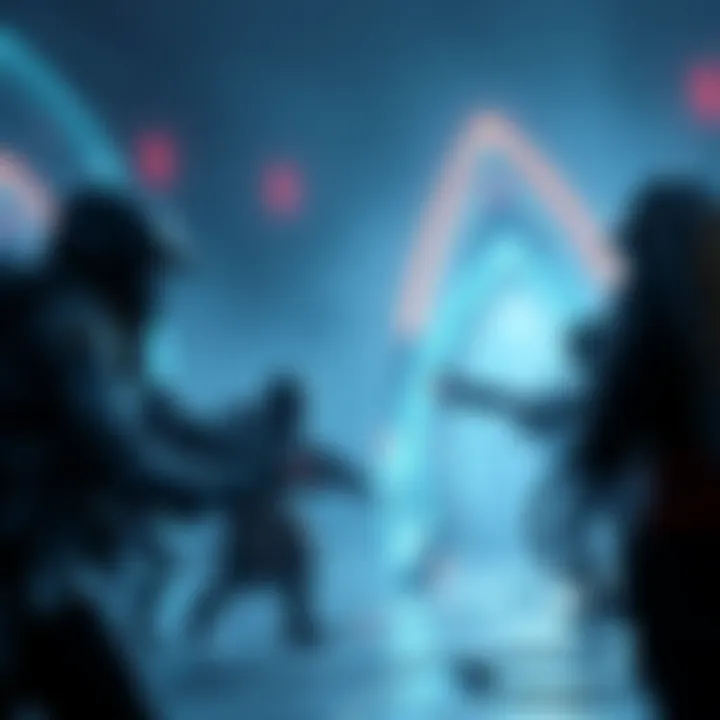 Players facing multiple aggressive arcs in a gaming scene, showing intense action and challenge after the latest update