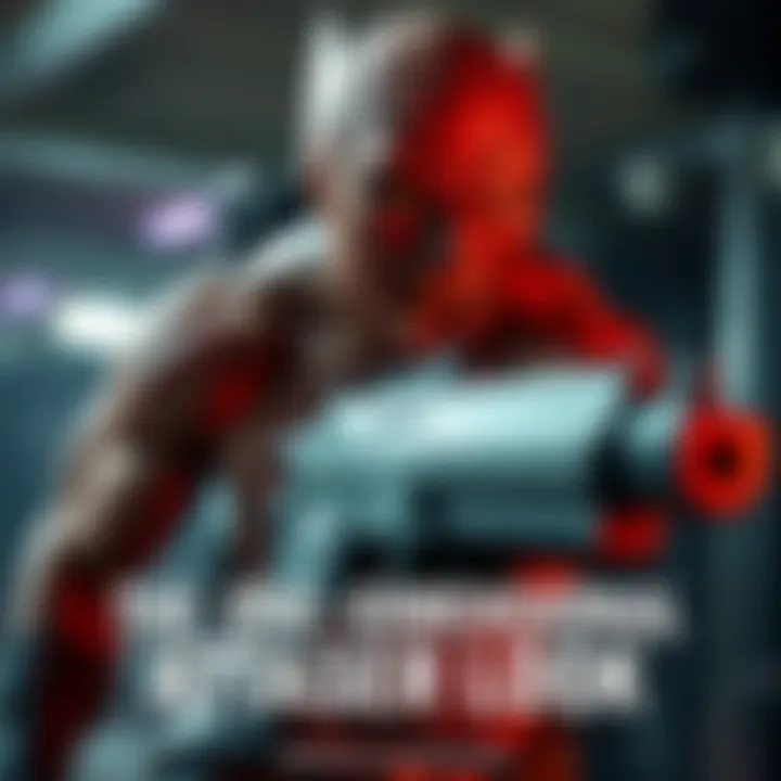 A combat-ready entity displays aggressive behavior, poised for action with tense muscles and focused expression.