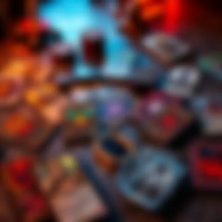 A variety of Aggro deck cards spread out on a table, showcasing strategies and DiscardWarlock elements.