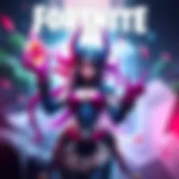 Ahri Mythic Skin in Fortnite Ahri from League of Legends featuring her new Mythic skin in Fortnite's environment