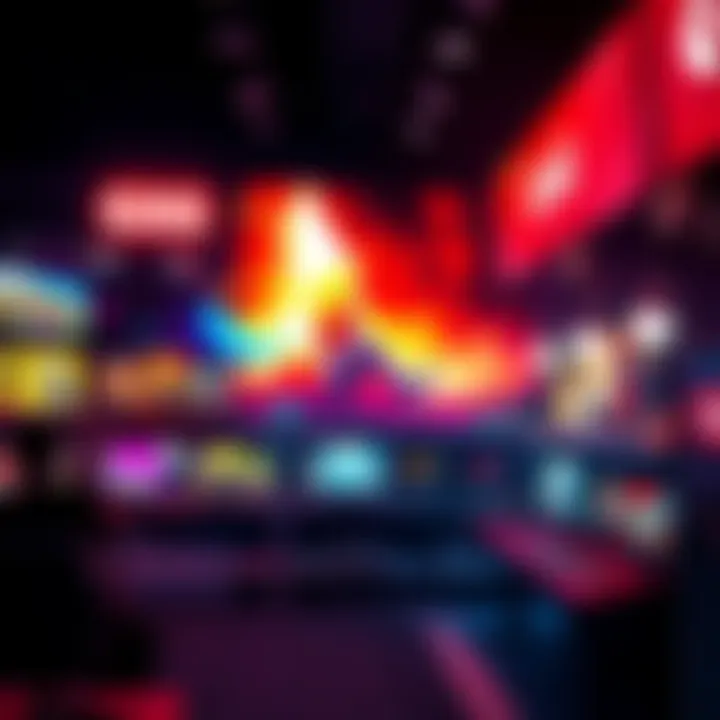 A preview of GOG's online store showcasing colorful AI-generated game images, enhancing the shopping experience.