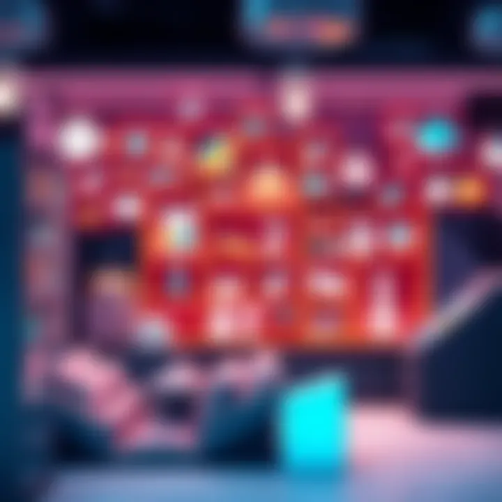 A collage of AI-generated community items displayed in a virtual Points Shop setting, highlighting the debate over their value and connection to games.