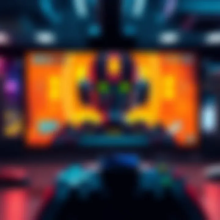 AI Limitations in Video Games A video game character on a screen showing basic AI behavior, highlighting the gap between graphics and gameplay intelligence.