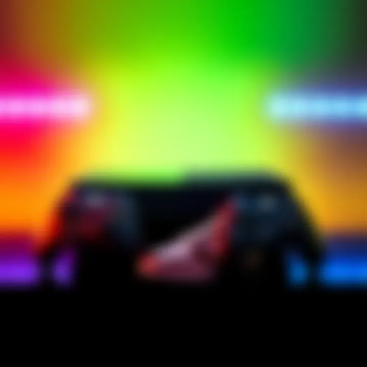 A special Air Jordan Xbox One X console with matching sneakers and controllers displayed together.