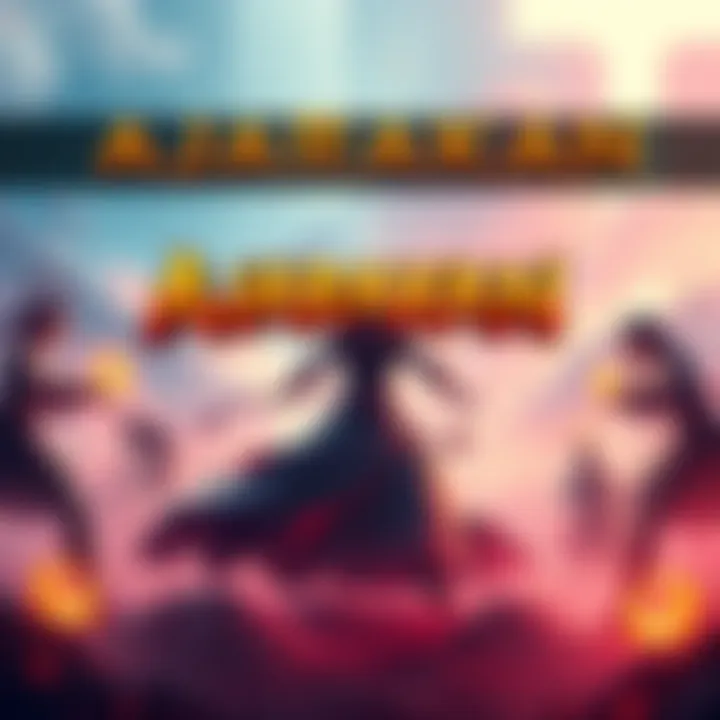 Concept art showing a fresh design for Ajarakan, featuring updated graphics and a modern look.