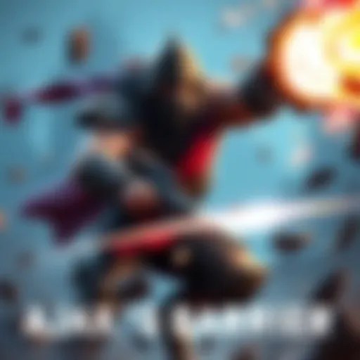 Ajax character using a barrier to block incoming damage during gameplay