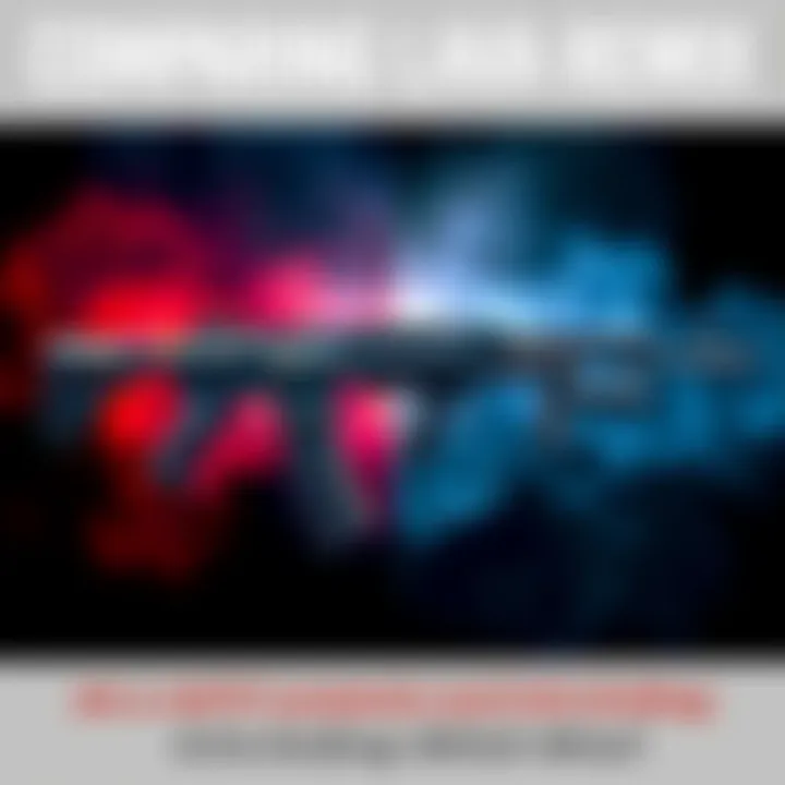 A side-by-side view of AK117 Lava Remix and Grim Ending guns, showcasing their unique designs and features.