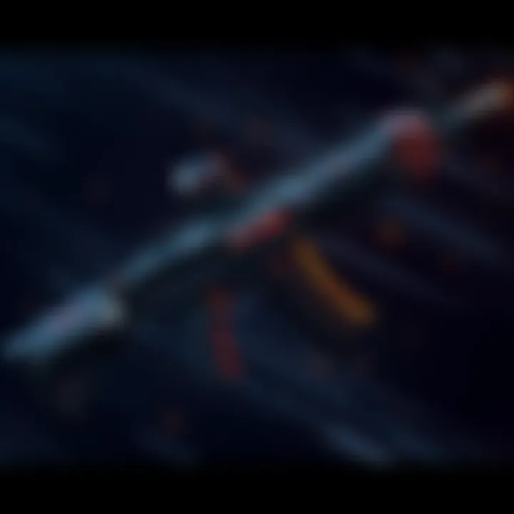 The AK117 Memento Mori skin features a dark, ornate design with decorative elements that reflect a mythic theme.