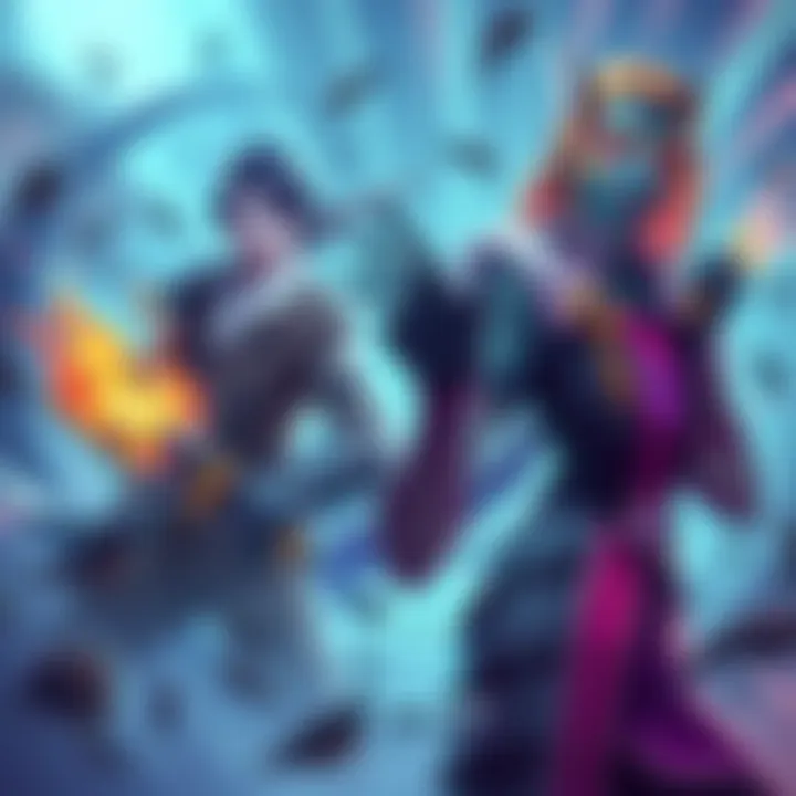 Illustration of gameplay featuring characters from Alacrity and Wildcard, highlighting the impact of teammate death on strategies in 3s matches.