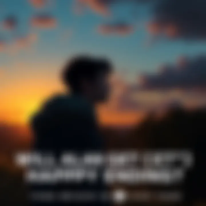 A character named Alan looks thoughtfully at a sunset, symbolizing his uncertain fate and the mixed feelings of his fans about his story ending.