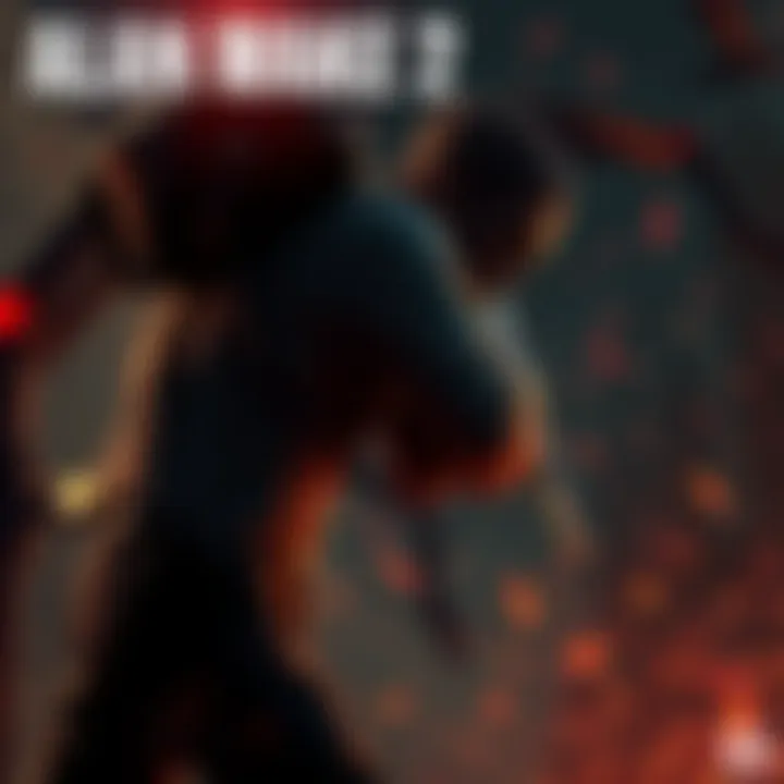 A character from Alan Wake 2 engaged in combat against a dark enemy, showcasing the game's atmosphere and action.