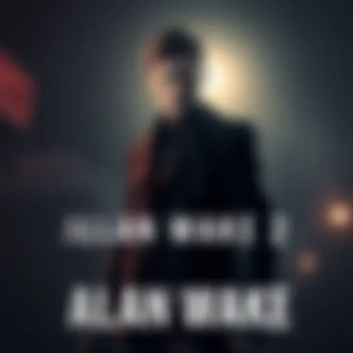 A character from Alan Wake 2, Casey, stands in a dramatic scene with dark, moody lighting, showcasing intense emotions.