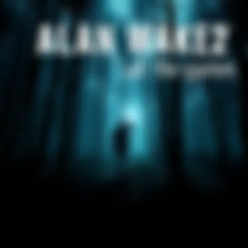 Cover art of Alan Wake 2 featuring dark woods and a mysterious figure holding a flashlight