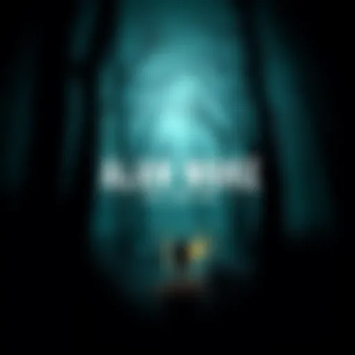 The cover of Alan Wake 2 featuring a dark, eerie forest with a figure holding a flashlight