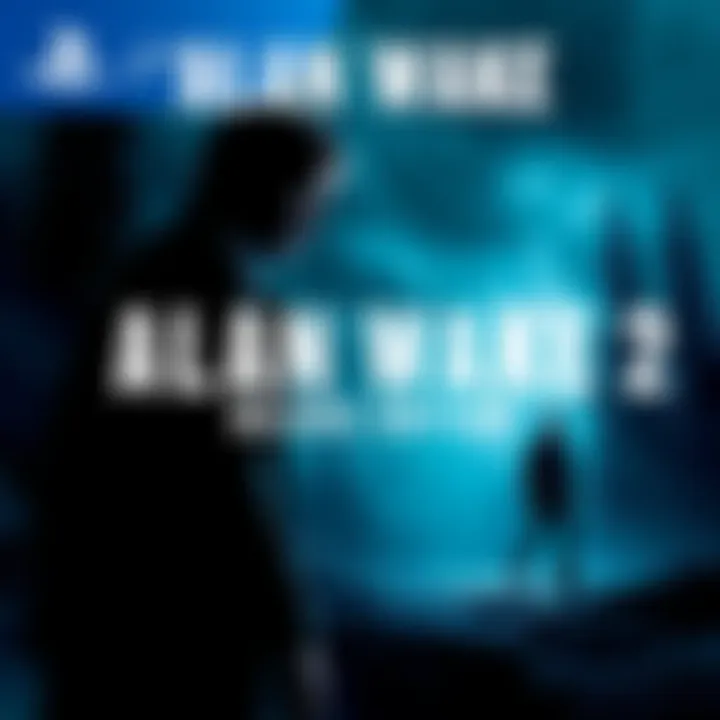 Cover art of Alan Wake 2 Deluxe Edition showing the game logo and character artwork on PS4 and PS5 formats