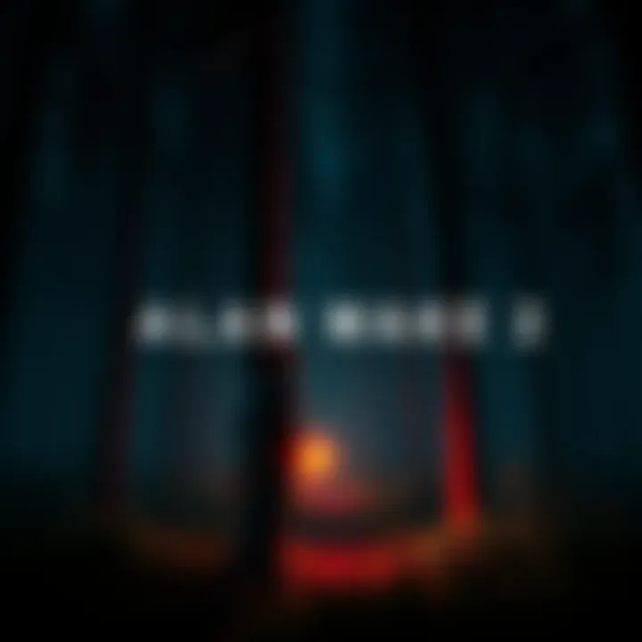 A scene from Alan Wake 2 showing the main character in a dark forest, highlighting the game's intense atmosphere.