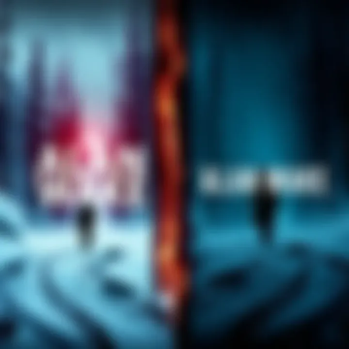 Side-by-side view of the original and remastered Alan Wake game covers