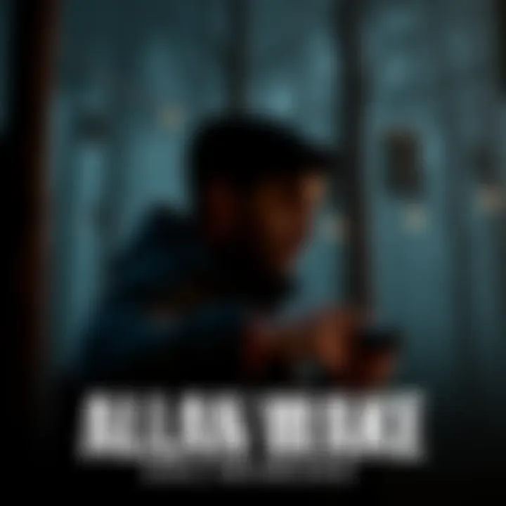 A gamer enjoys the thrilling atmosphere of Alan Wake American Nightmare with a dark forest in the background and eerie lighting.