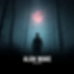 Alan Wake standing in a dark, foggy forest A scene featuring Alan Wake in a shadowy forest, hinting at connections to another game, Control: Resonant