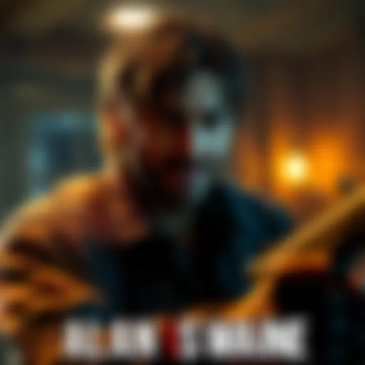 Alan Wake character in Dead by Daylight, showcasing powerful voice acting during a tense moment in the game