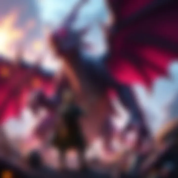 A player prepares to battle Alatreon, a large, powerful dragon in a fantasy setting, showcasing weapons and gear for the fight.