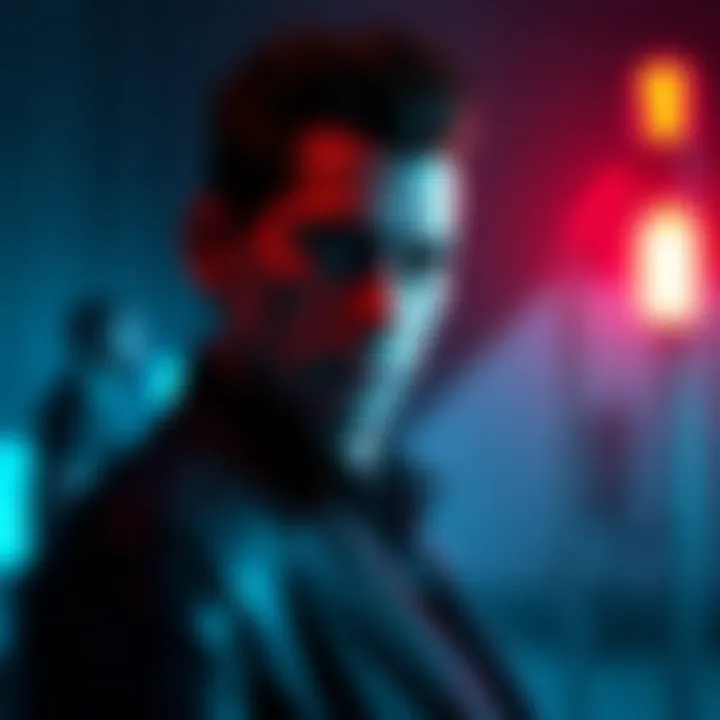 A digital artwork showing the character Alcatraz from the game, looking thoughtful in a dramatic scene.