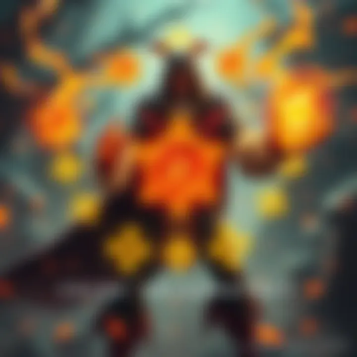 An Alchemist character surrounded by glowing symbols, showcasing a Crude enchantment effect, emphasizing healing and attack speed boosts.