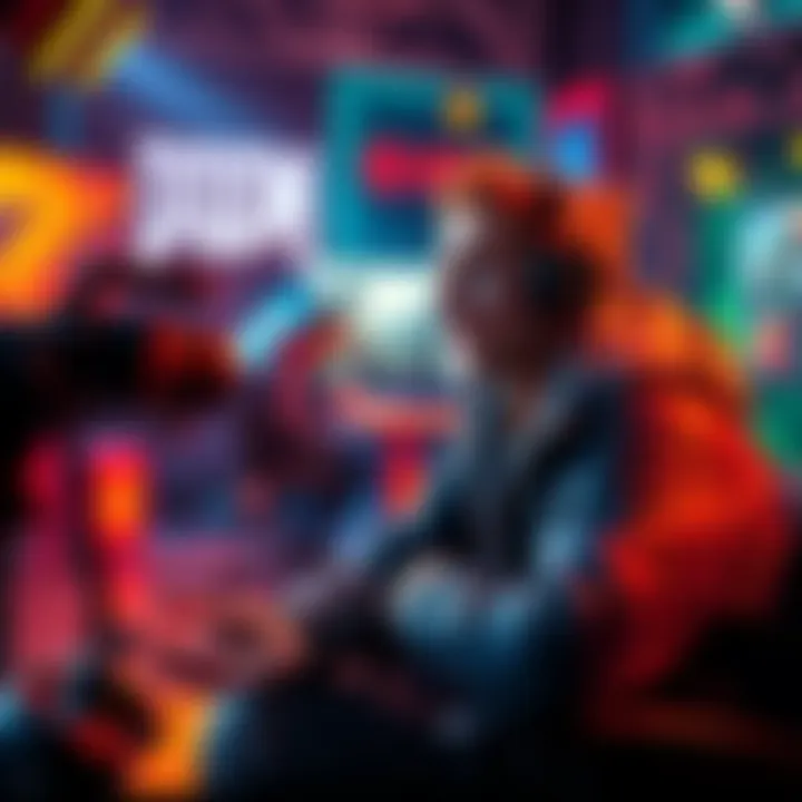 Alec Dawson discussing Doom lore with ZBRA team in a studio setting